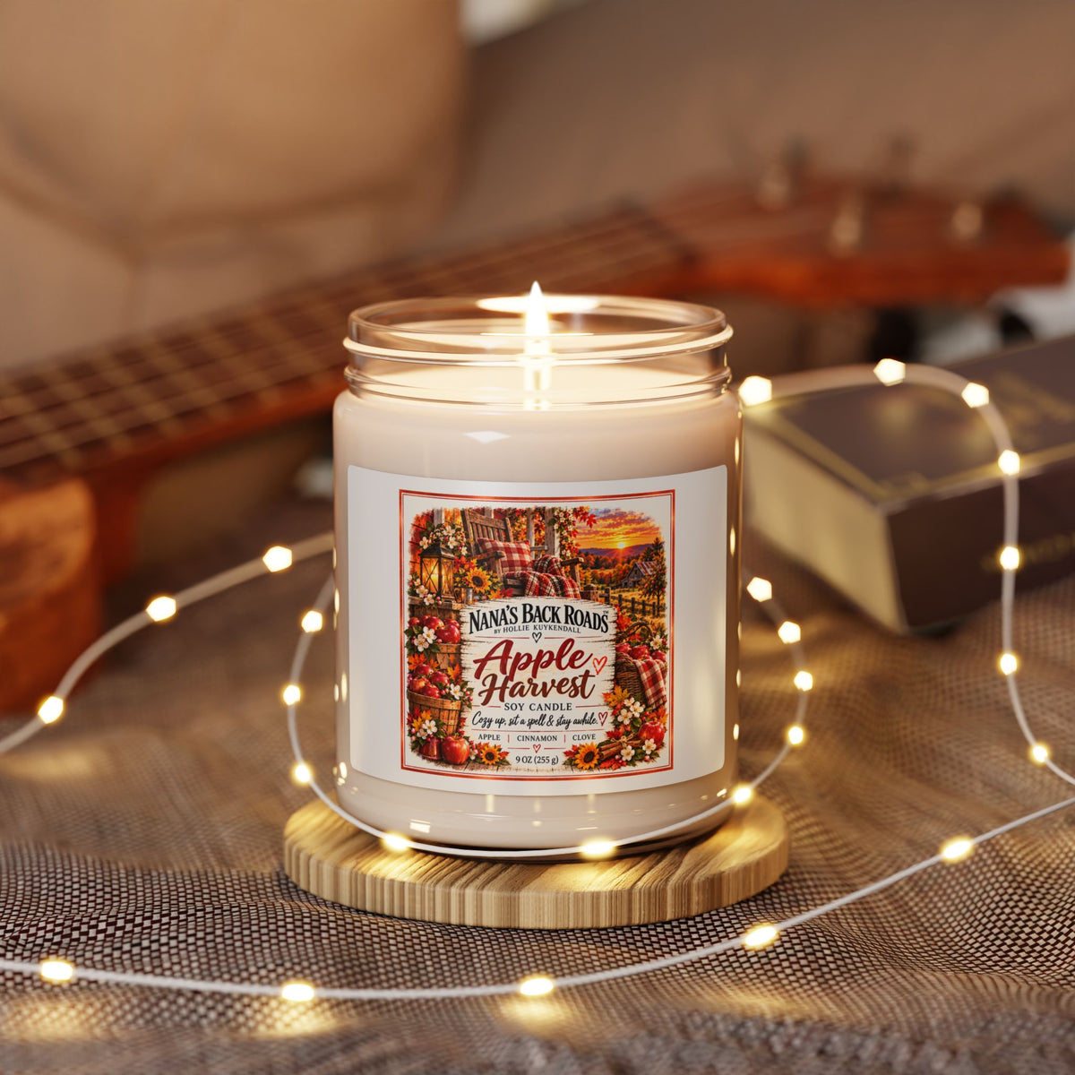 Pumpkin Patch Soy Candle, 9oz Jar | Fall Autumn Scent