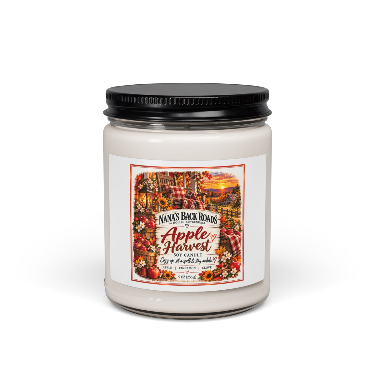 Pumpkin Patch Soy Candle, 9oz Jar | Fall Autumn Scent